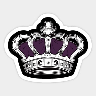 Crown - Purple Sticker